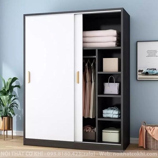 Mẫu tủ cánh lùa phù hợp nhiều đối tượng