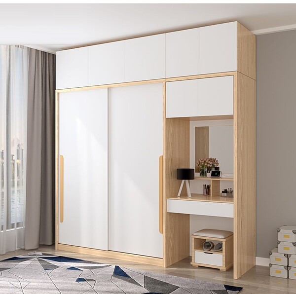 Tủ cánh lùa đựng quần áo tối ưu diện tích