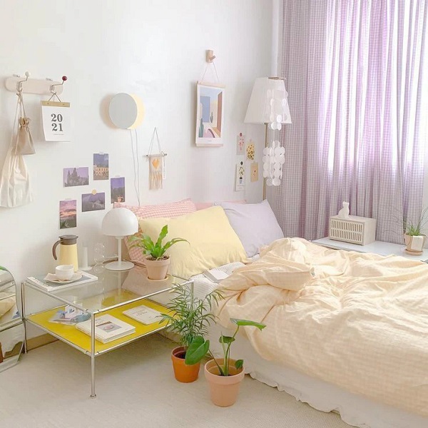 Bố trí phòng ngủ đẹp màu sắc hài hòa