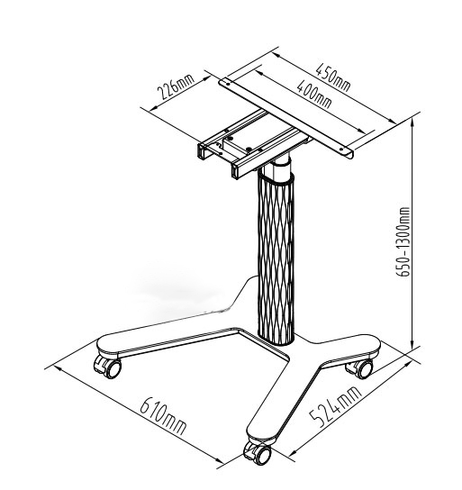 chân bàn nâng hạ chiều cao