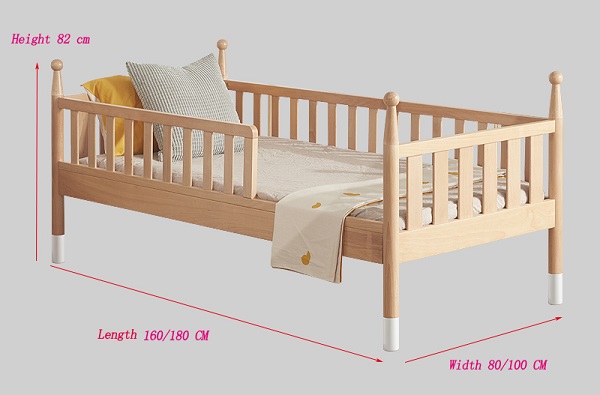 Kích thước giường ngủ 1 người cho trẻ em