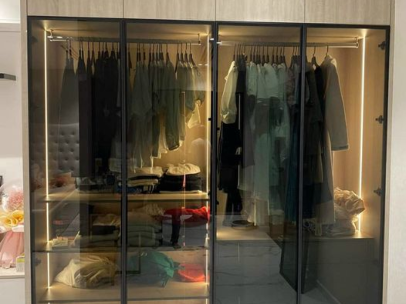 Tủ Quần Áo Cửa Lùa 4 Cánh Giá Rẻ | Nội Thất Cơ Khí