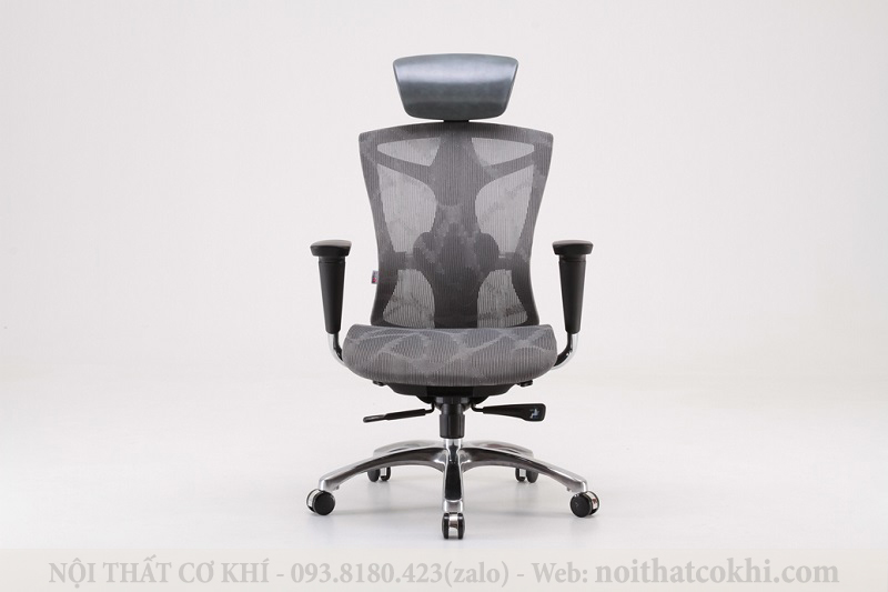 Ghế công thái học SIhoo V1 lưới xám