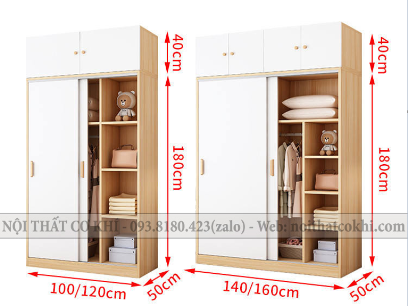 Nhận đóng tủ quần áo theo yêu cầu