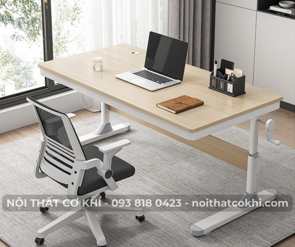 bàn học nâng hạ chiều cao
