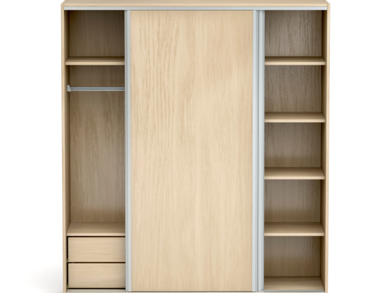 Tủ quần áo nhiều ngăn gỗ công nghiệp