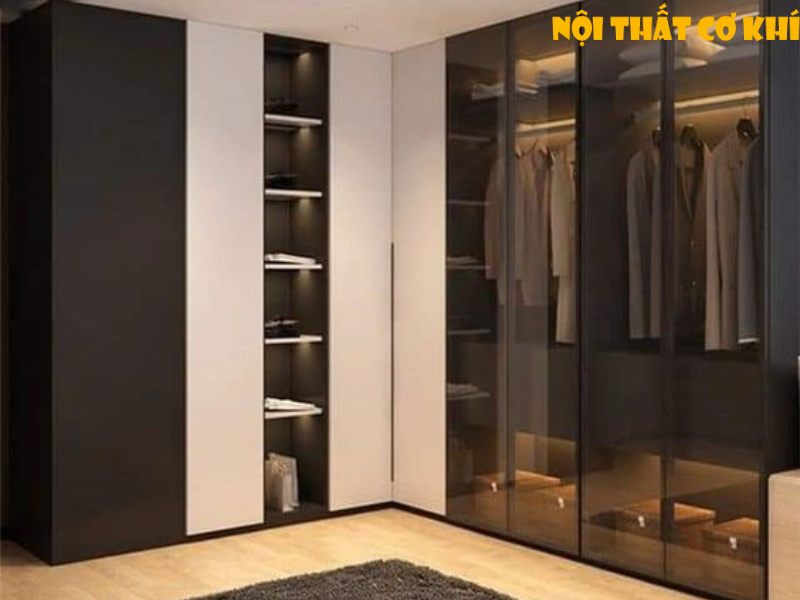 Mua Tủ Quần Áo Màu Đen - Nội Thất Trang Trọng