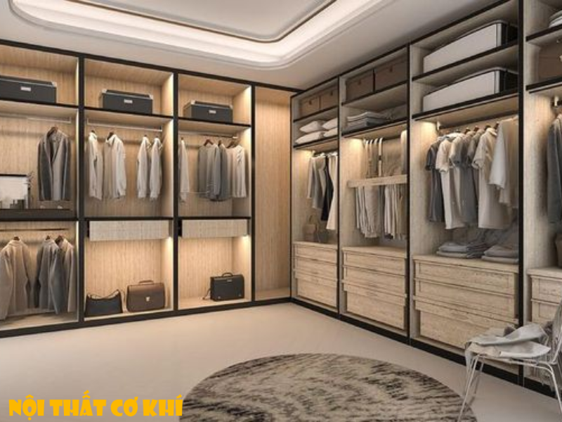 Tủ Quần Áo Âm Tường Nhôm Kính Hiện Đại | Giá Tại Xưởng