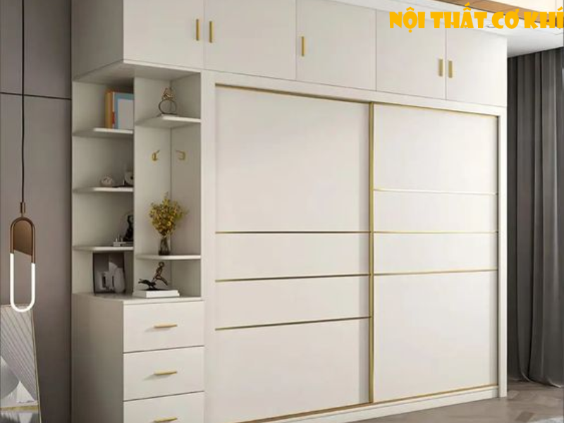 Tủ quần áo cánh lùa 1m6