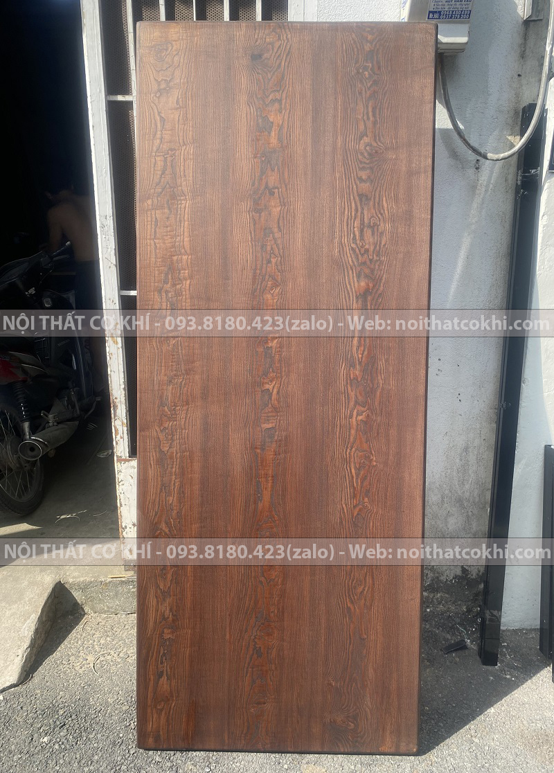 Mặt Bàn Gỗ Sồi Tự Nhiên Sơn Nâu 200x80cm