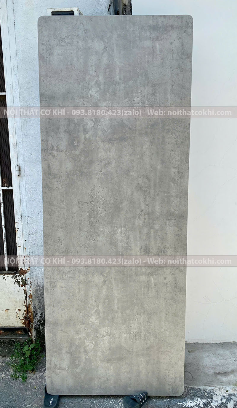 Mặt Bàn Gỗ Công Nghiệp Màu Xám Xi Măng 210x80cm
