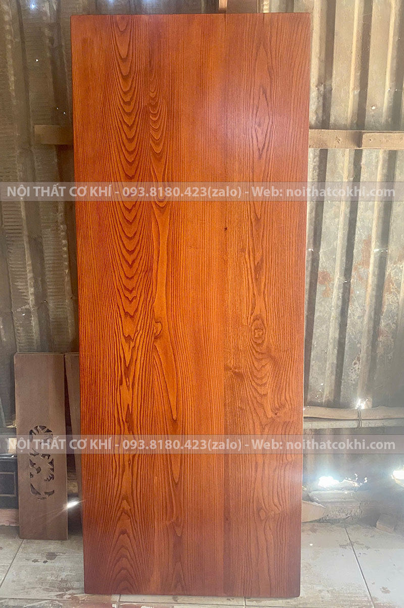 Mặt Bàn Gỗ Sồi Tự Nhiên Sơn PU 180x70cm