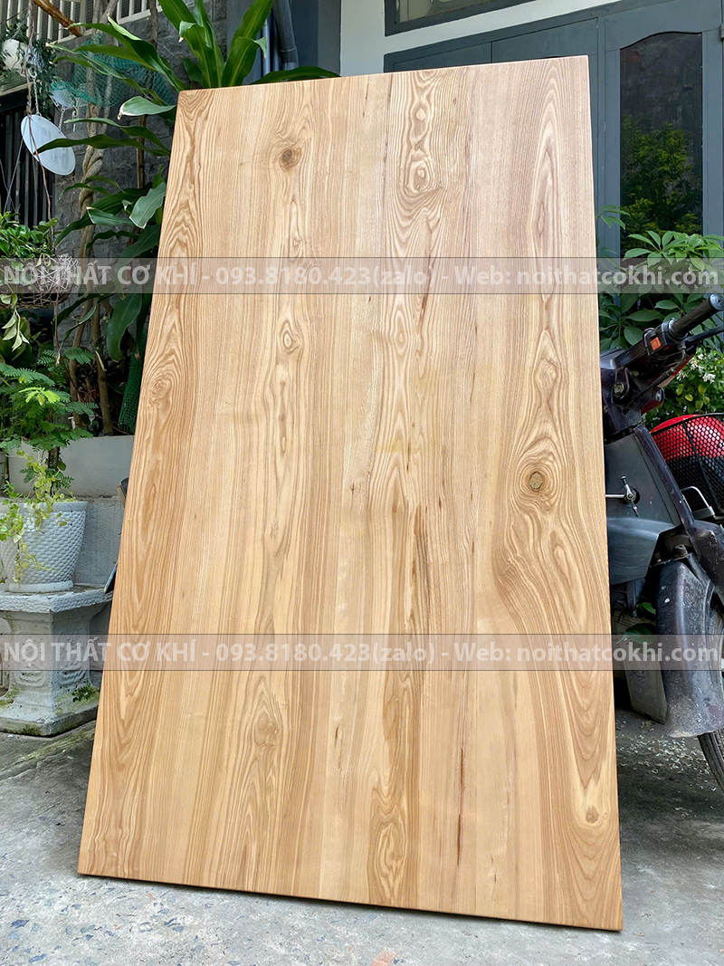 Mặt Bàn Gỗ Sồi Tự Nhiên 180x100cm Dày 34mm