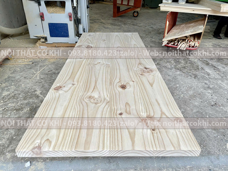Mặt Bàn Gỗ Thông Tự Nhiên 180x70cm Dày 4cm