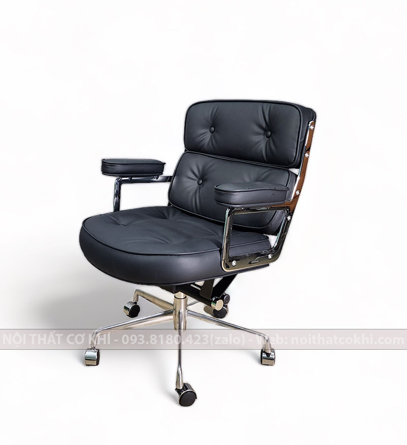 Ghế Giám Đốc Da Cao Cấp Màu Đen AK995