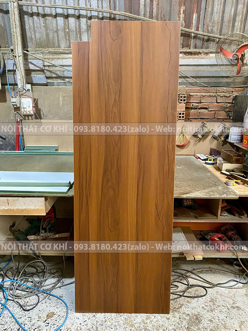 Mặt Bàn Gỗ Công Nghiệp Màu Vân Gỗ Nâu 195x67cm